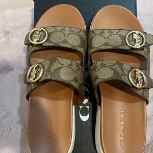Women’s Coach sandals. Size 8. Gently worn. Worn once.